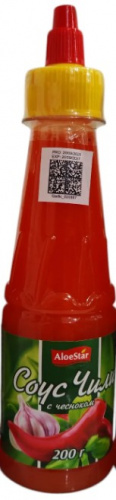Соус Чили AloeStar с чесноком, 200г Корея