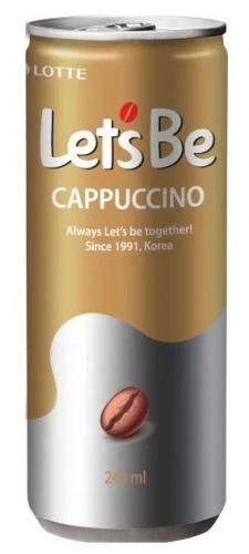 Напиток кофейный безалк. негаз. Let's be Cappuccino 240мл КОРЕЯ
