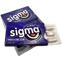 Жевательная резинка без сахара SIGMA со вкусом мяты 12,5г
