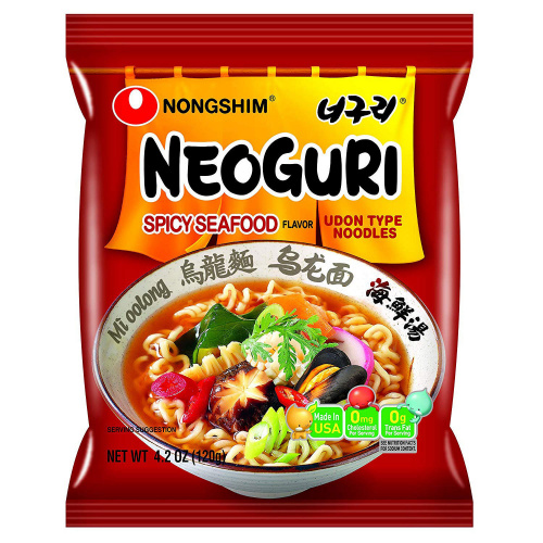 Лапша быстрого приготовления Neoguri (Hot) 120г КОРЕЯ