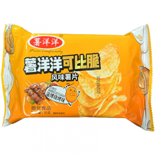 Чипсы ShuYangyang Guoba со вкусом барбекю 30г