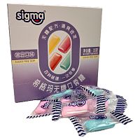 Жевательная резинка без сахара SIGMA ассорти вкусов 35г