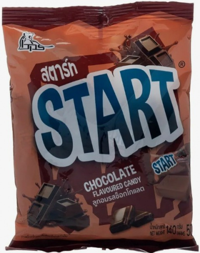 Конфета Boonprasert "Start" Chocolate со вкусом шоколада, 140г ТАИЛАНД