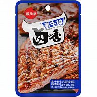 Снек из соевого мяса Шуньтень Юань со вкусом острого говяжьего стейка 22гр