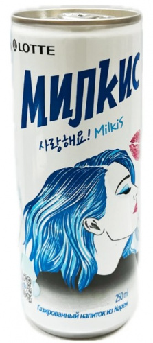 Напиток безалк. газ. Milkis 250мл КОРЕЯ