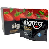 Жевательная резинка без сахара SIGMA освежающая со вкусом клубники 16г