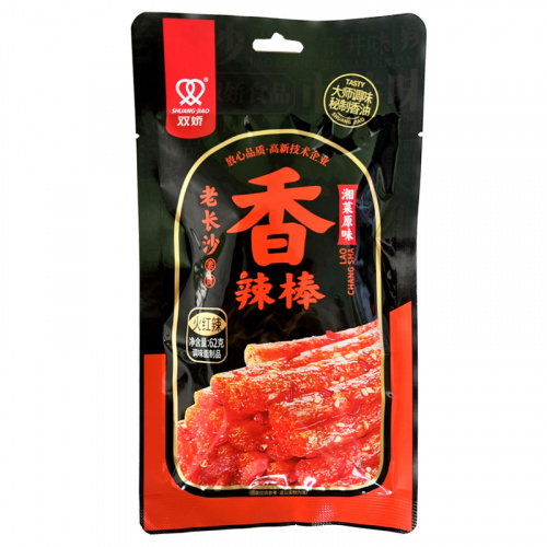 Соевое мясо Shuangjiao острые палочки 62г