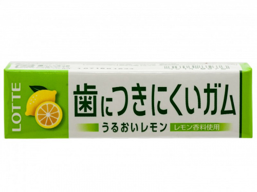 Резинка жевательная "Фри Зон" лимон, Lotte, 25,2г ЯПОНИЯ