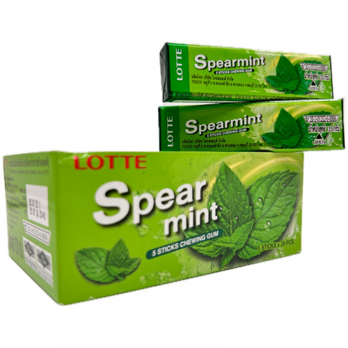 Резинка жевательная Spearmint "Мята" 13,5г., Thai Lotte									