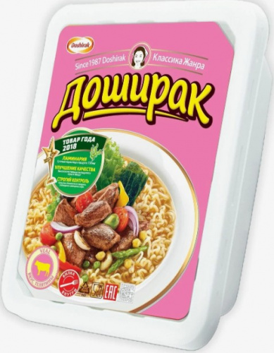 Лапша Доширак со вкусом телятины, 90г