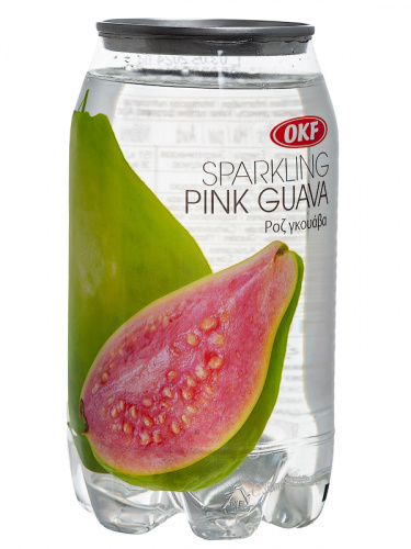 Напиток газированный Sparkling Pink Guava со вкусом розовой гуавы, OKF, пэт., 350 мл КОРЕЯ