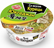 Лапша быстрого приготовления Yukgaejang Ramen Chicken 95 г КОРЕЯ