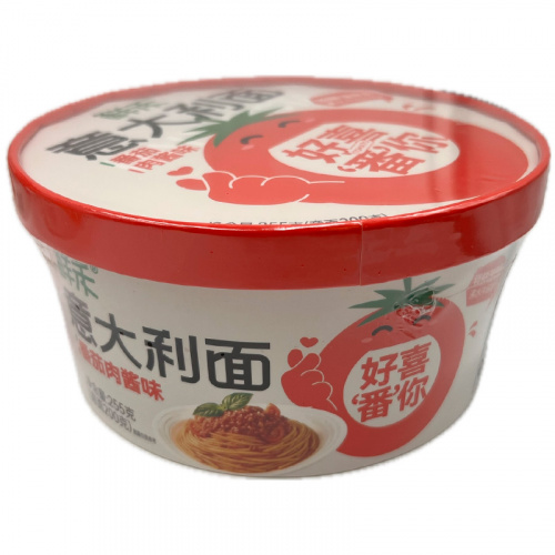 Лапша быстрого приготовления Wangbaiji со вкусом томатно-мясного соуса 255г