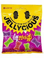 Мармелад жевательный "JELLYCIOUS MAX SOUR FRUIT" фруктовое ассорти 51г КОРЕЯ