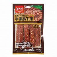 Снеки (латяо) Хуасинхэ со вкусом говяжьего стейка 76гр