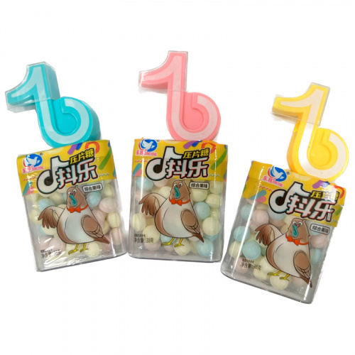 Драже Dong Dong Холодок фруктовое со свистком 38г