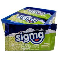 Жевательная резинка без сахара SIGMA со вкусом лайма 13г