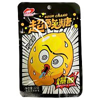 Конфеты Hong Tai Luxing Супер кислые Лимон 22г