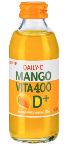 Напиток безалк. негаз. витаминизированный Daily-C mango 400 D 140 мл КОРЕЯ