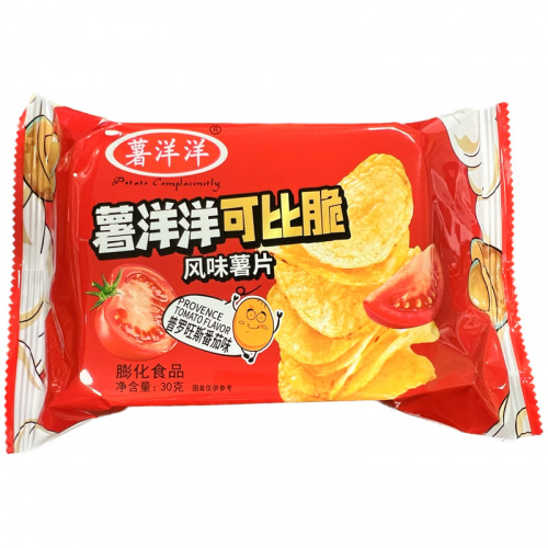 Чипсы ShuYangyang Crispy томатные 30г