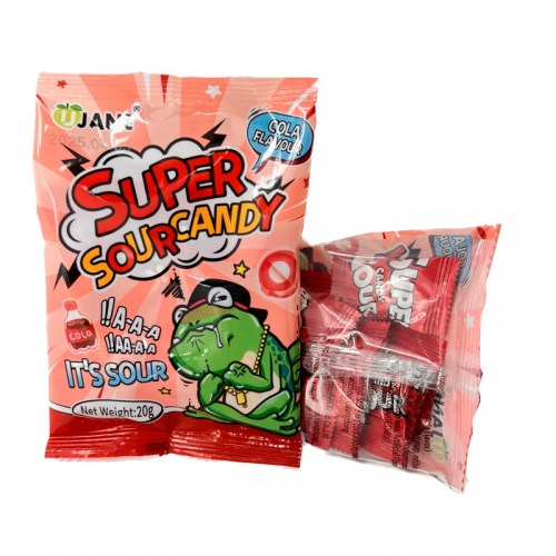 Леденцы Hong Tai Kee Foods Супер кислые со вкусом газировки 20г