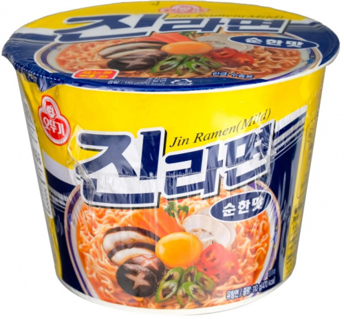 Лапша быстрого приготовления Jin Ramen (Mild) 110 г КОРЕЯ