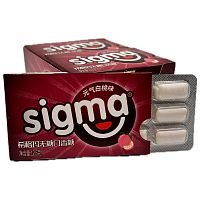 Жевательная резинка без сахара SIGMA со вкусом персика 12,5г