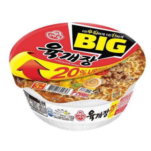 Лапша быстрого приготовления Yukgaejang Ramen 104 г КОРЕЯ фото 3