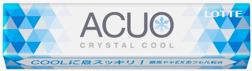 Резинка жевательная ACUO Crystal cool, Lotte 21г ЯПОНИЯ