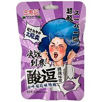 Конфеты Hong Tai Kee Foods Ujane Супер кислые виноград 22г