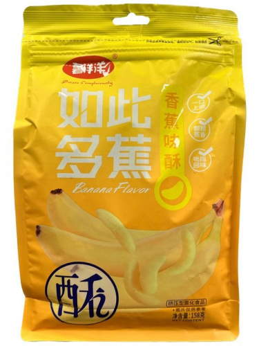 Кукурузные палочки ShuYangyang So Good со вкусом банана 158г фото 5