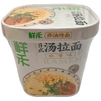 Лапша быстрого приготовления Wangbaiji в густом бульоне со вкусом свиных костей 128г