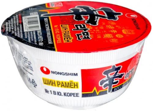 Лапша быстрого приготовления Shin Ramyun Beef spicy 86 г КОРЕЯ