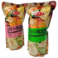 Чипсы ShuYangyang фруктово-овощные микс вкусов 33г