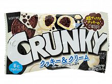 Шоколадное драже Crunky "Печенье и сливки", Lotte, 37г ЯПОНИЯ