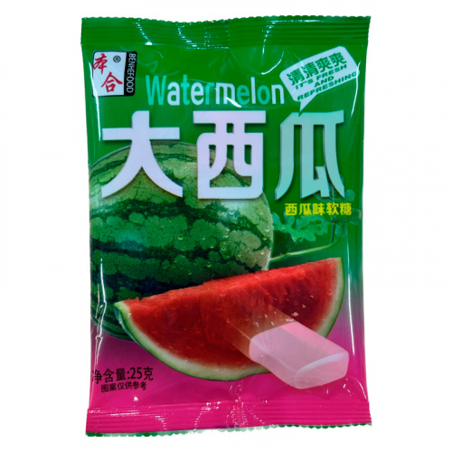 Конфеты жевательные Benhefood Арбуз 25г