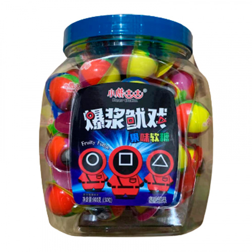 Мармелад Deer DaDa с жидкой начинкой Игра в кальмара фруктовый 18г 