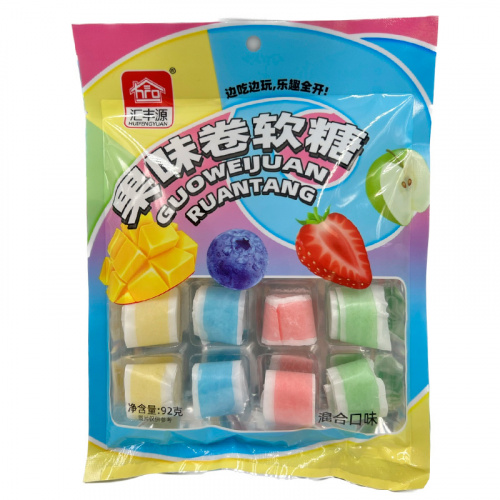Конфеты HUIFENGYUAN со вкусом фруктов ассорти 92г
