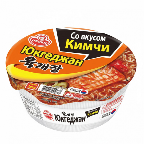 Лапша быстрого приготовления Yukgaejang Ramen Kimchi 95 г КОРЕЯ