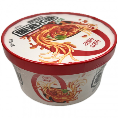 Лапша быстрого приготовления Wangbaiji со вкусом острого говяжьего масла 146г