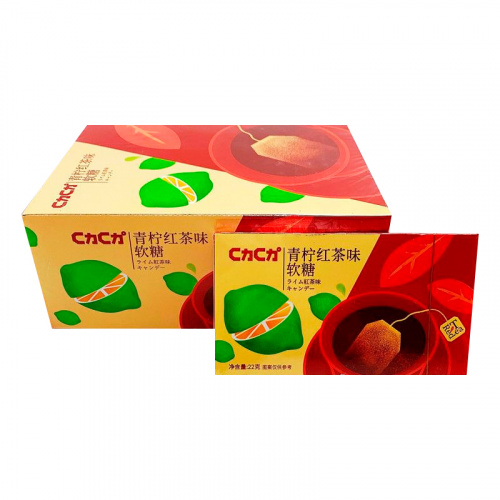 Конфеты жевательные C.C. Зеленый чай 18г
