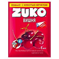 Напиток растворимый Zuko вишня 20г