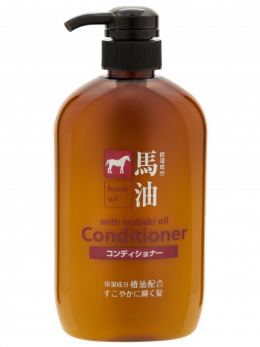 Кондиционер Kumano CosmeStation с лошадиным жиром 600мл, пл/бу ЯПОНИЯ