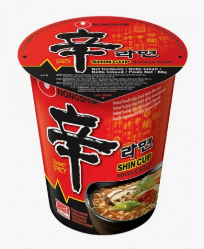 Лапша быстрого приготовления Shin Cup Noodle 68г КОРЕЯ
