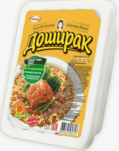 Лапша Доширак со вкусом кимчи, 90г