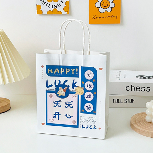 Пакет подарочный Yokee Happy Luck 21*18см