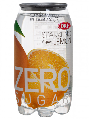 Напиток газированный Sparkling Zero Sugar Lemon со вкусом лимона, OKF, пэт., 350 мл КОРЕЯ