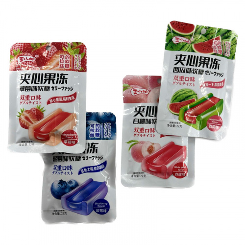 Конфеты жевательные Anhui Sandwich Jelly Фруктовые 22г