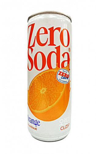 Напиток безалкогольный газированный CLOOP ZERO SODA ВКУС АПЕЛЬСИНА 250 мл КОРЕЯ
