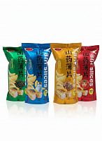 Набор чипсов YAMCHIP 33 грамма 4 вкуса (нори, томат, оригинал, барбекю)